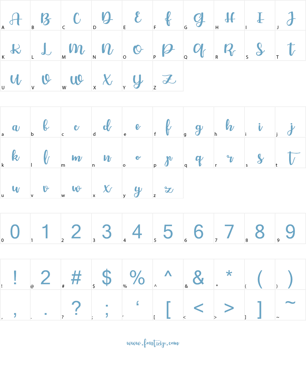 Bellco Font Character